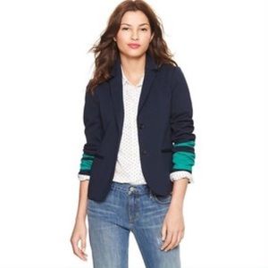 Gap Academy Blazer, navy with colorblock sleeves